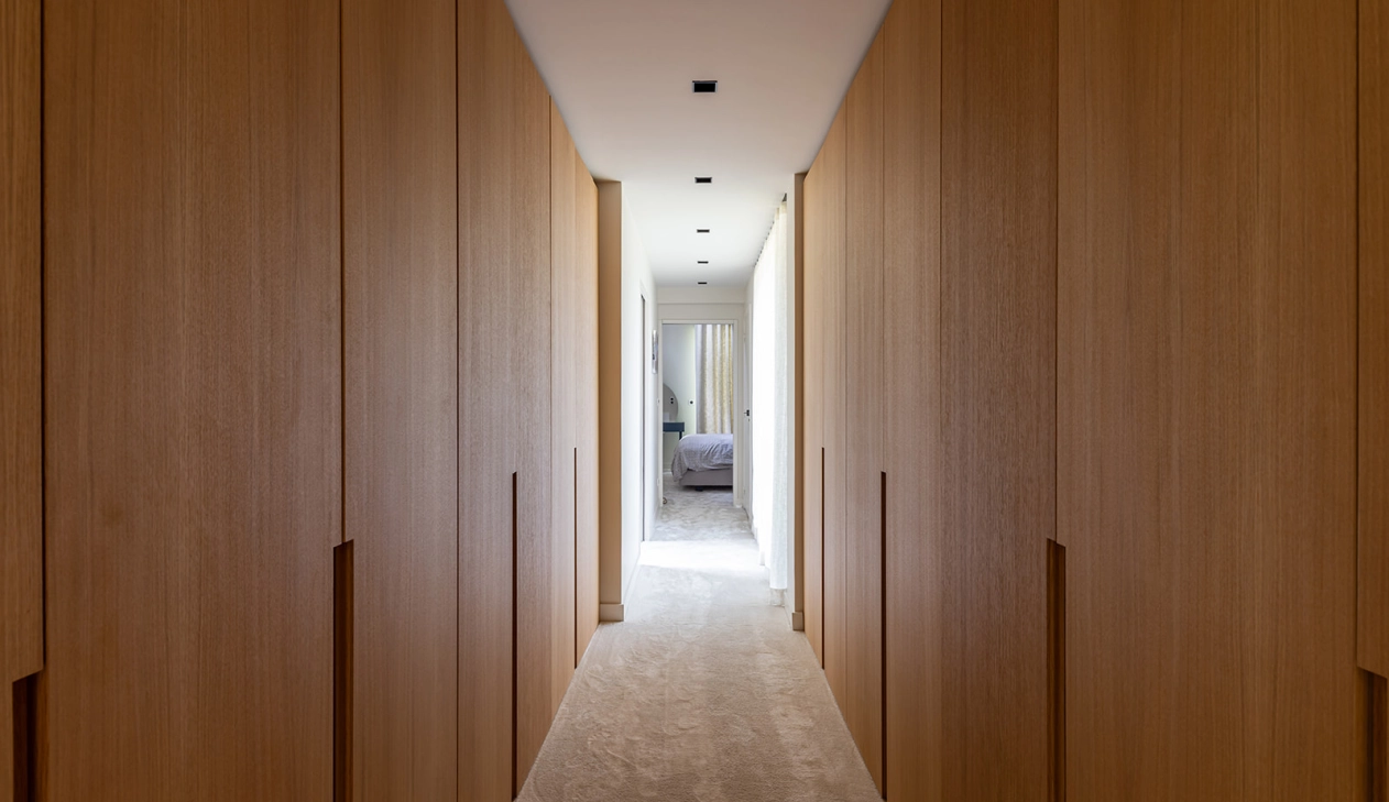 PAX-Tür, modernes Design, glatte Eiche natur