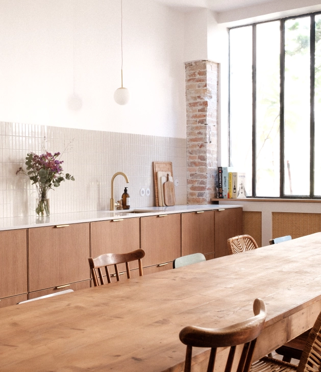 Klassische Tür, 40 cm breit x 80 cm hoch – Farbe Arabica