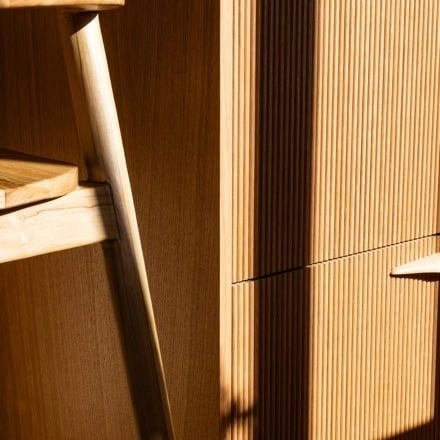 Plisseeschublade, Eiche Natur, B 60 cm, H 17 cm