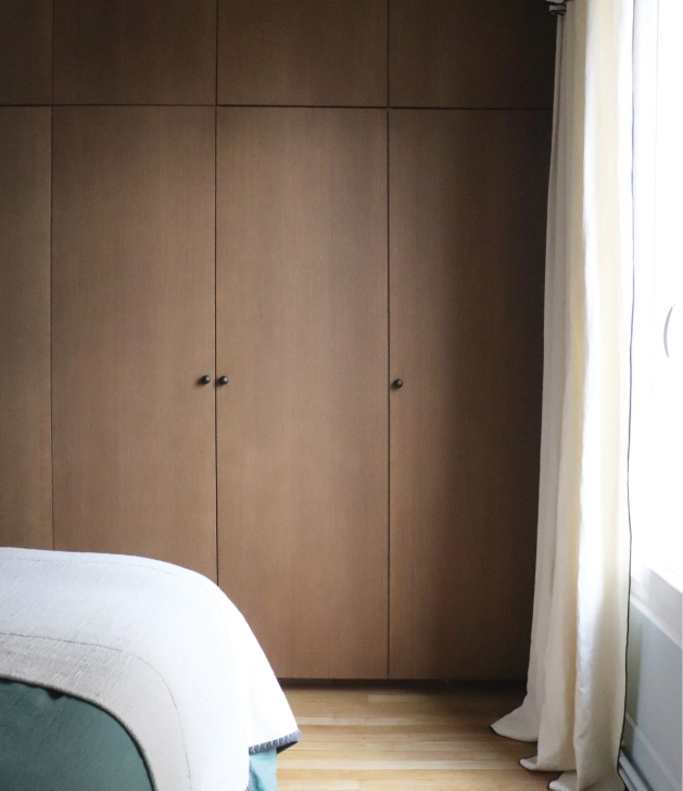 Pure PAX Tür, glatte Arabica-Eiche, B50H200cm.