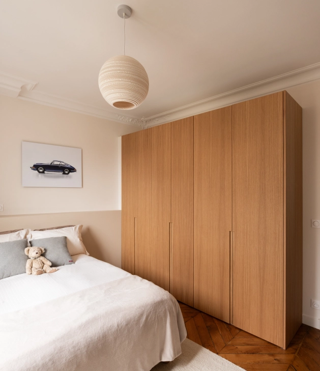 PAX-Tür, modernes Design, glatte Eiche Natur