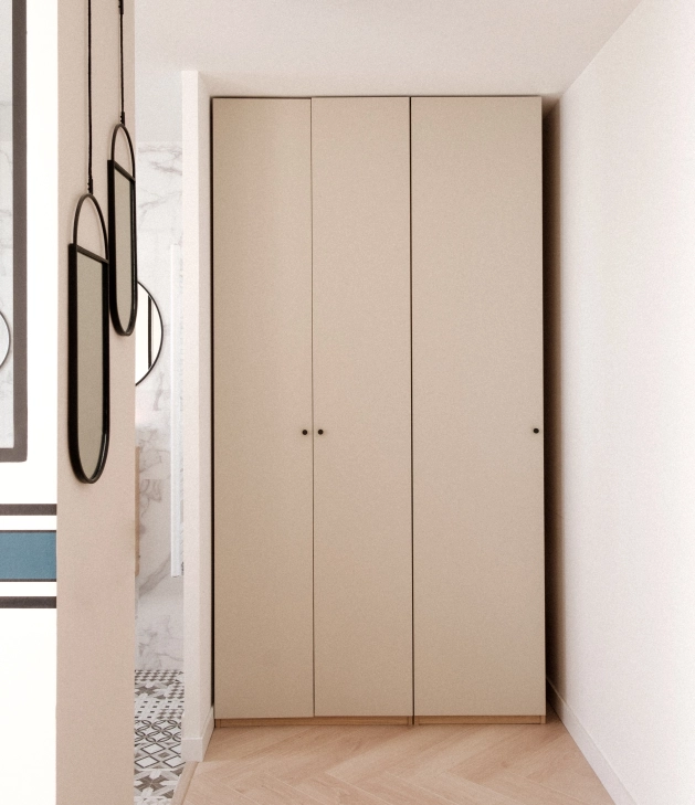 PAX-Tür, Seilfarbe, L37H200cm.