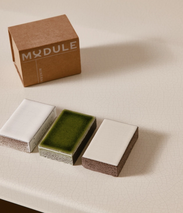 Box Echantillons Minéral - Lave émaillée