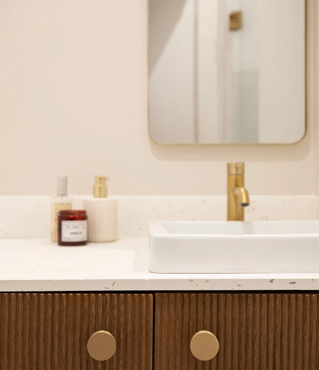 REMIX Schubladenset mit 2 Schubladen, plissierte Eiche, Farbe Arabica, B 45 H 29 cm