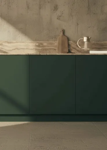 English Green drawers L80H20cm