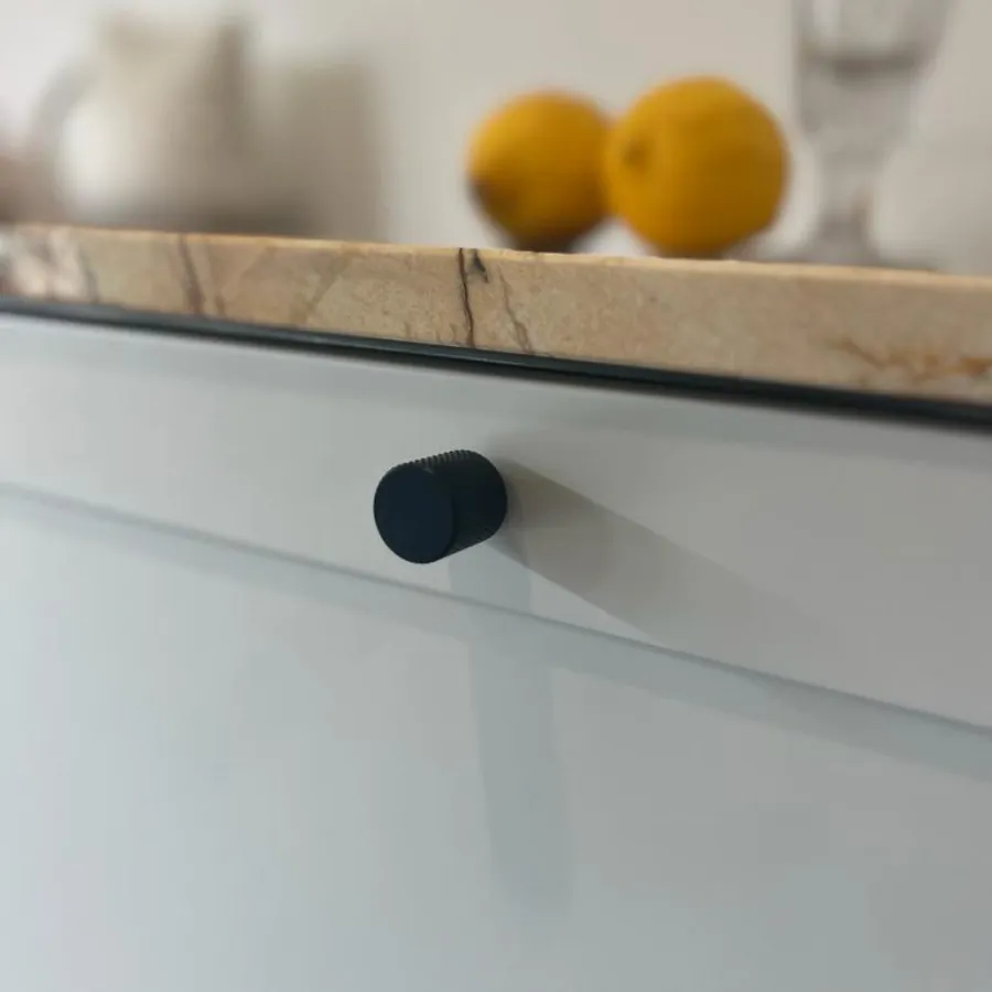 Bouton Helix Noir mat